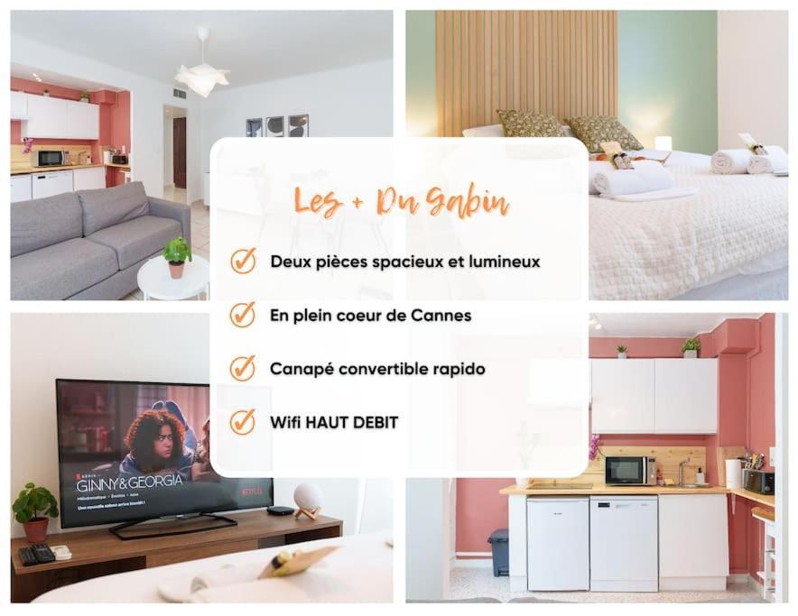 Le Gabin By Apirent #Centre-Ville #Climatisation #Wifi Канни Екстер'єр фото